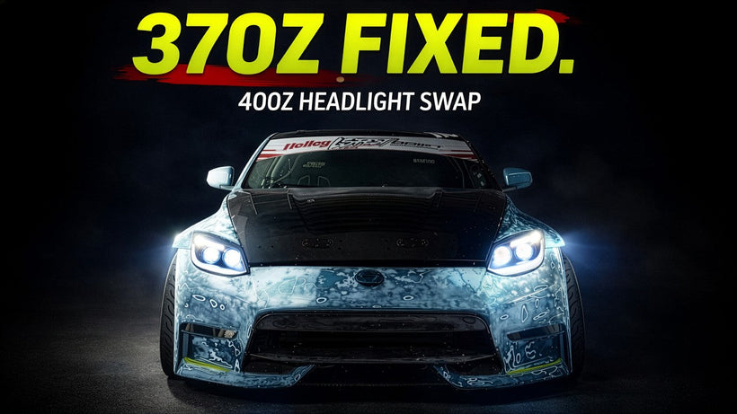 400Z Headlight Swap on a 370Z – Full Build Guide | Evan Shanks
