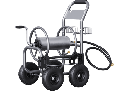 Garden Hose Reel Cart-4 Wheels-Heavy Duty
