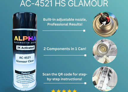 2k HS Spray Can Clearcoat