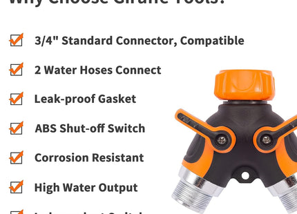 Metal Water Hose Splitter