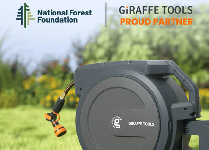 Retractable Garden Hose Reel-1/2in-100ft