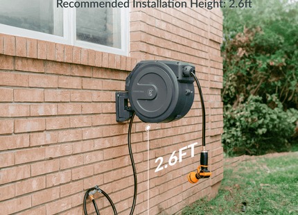 Retractable Garden Hose Reel-1/2in-155ft