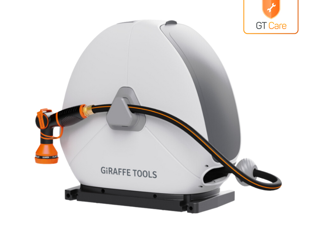 Ground-Mounted Retractable Hose Reel 82ft-130ft