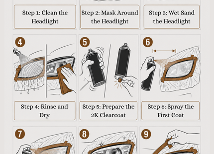 True 2K Headlight Restoration Kit