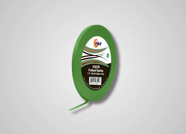 FBS Distribution 1/4"X60Y Green Fine Line Tape Proband