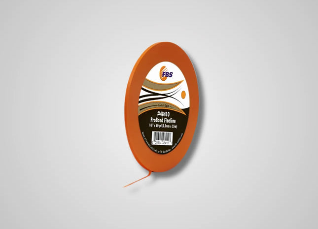 FBS Distribution 1/8"X60Y Orange Fine Line Tape Proband