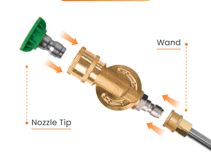 Pressure Washer Pivoting Coupler