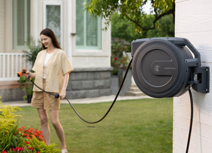 Retractable Garden Hose Reel-1/2in-100ft