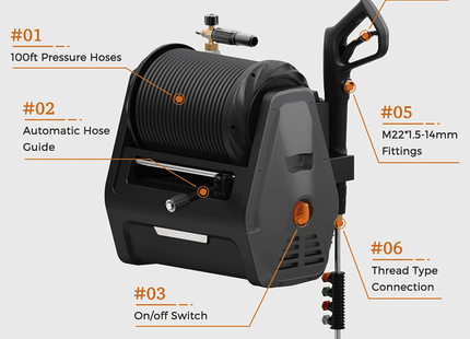 Grandfalls  Retractable Pressure Washer Essential