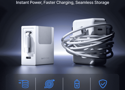 Gitryin Retractable 40W Charger for 3C Devices