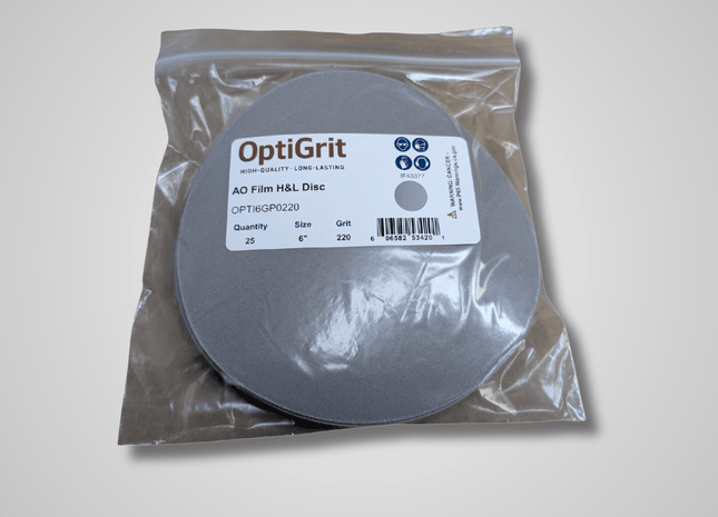 220 GRIT OptiGrit AO Film Sand Paper Grip Disc