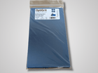 Packaged blue sheet with OptiGrit branding on a gray background