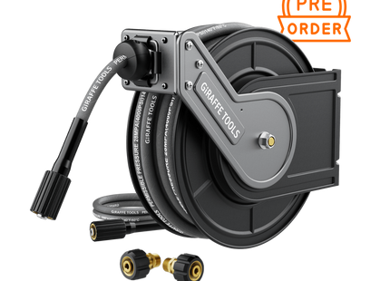 Retractable Pressure Hose Reel-1/4in