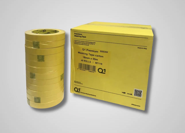 Q1 Premium Yellow Masking Tape .75"