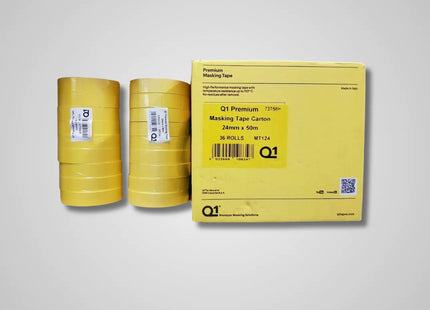 Q1 Premium Yellow Masking Tape 1.5"