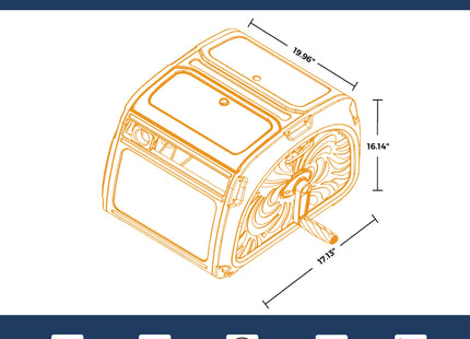Garden Hose Reel Box-Heavy Duty